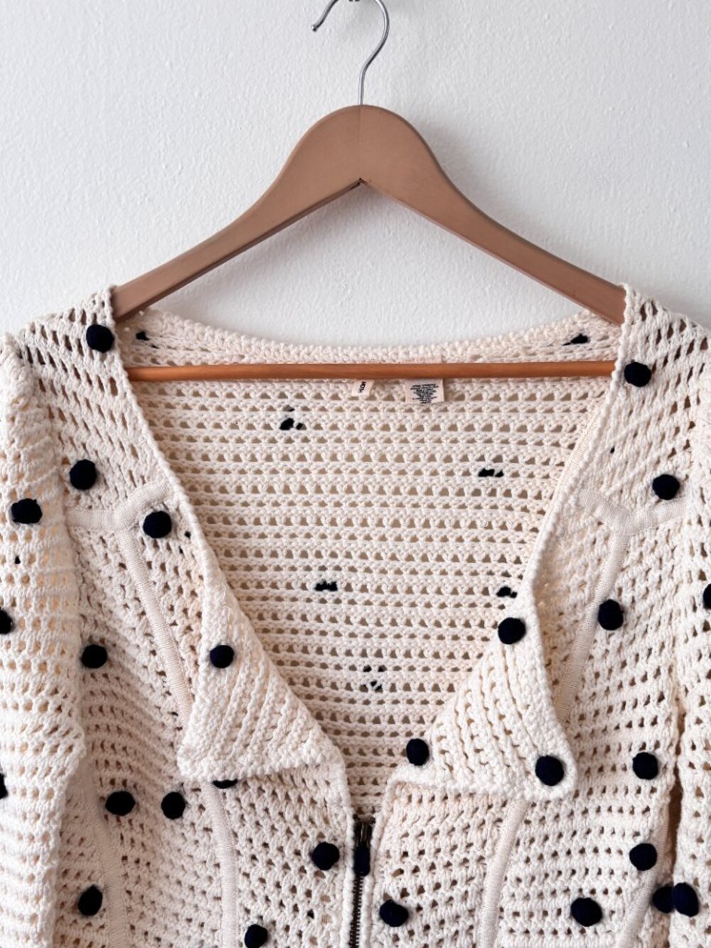 Anthropologie Moth Pom Pom Cardigan - Picture 3 of 7